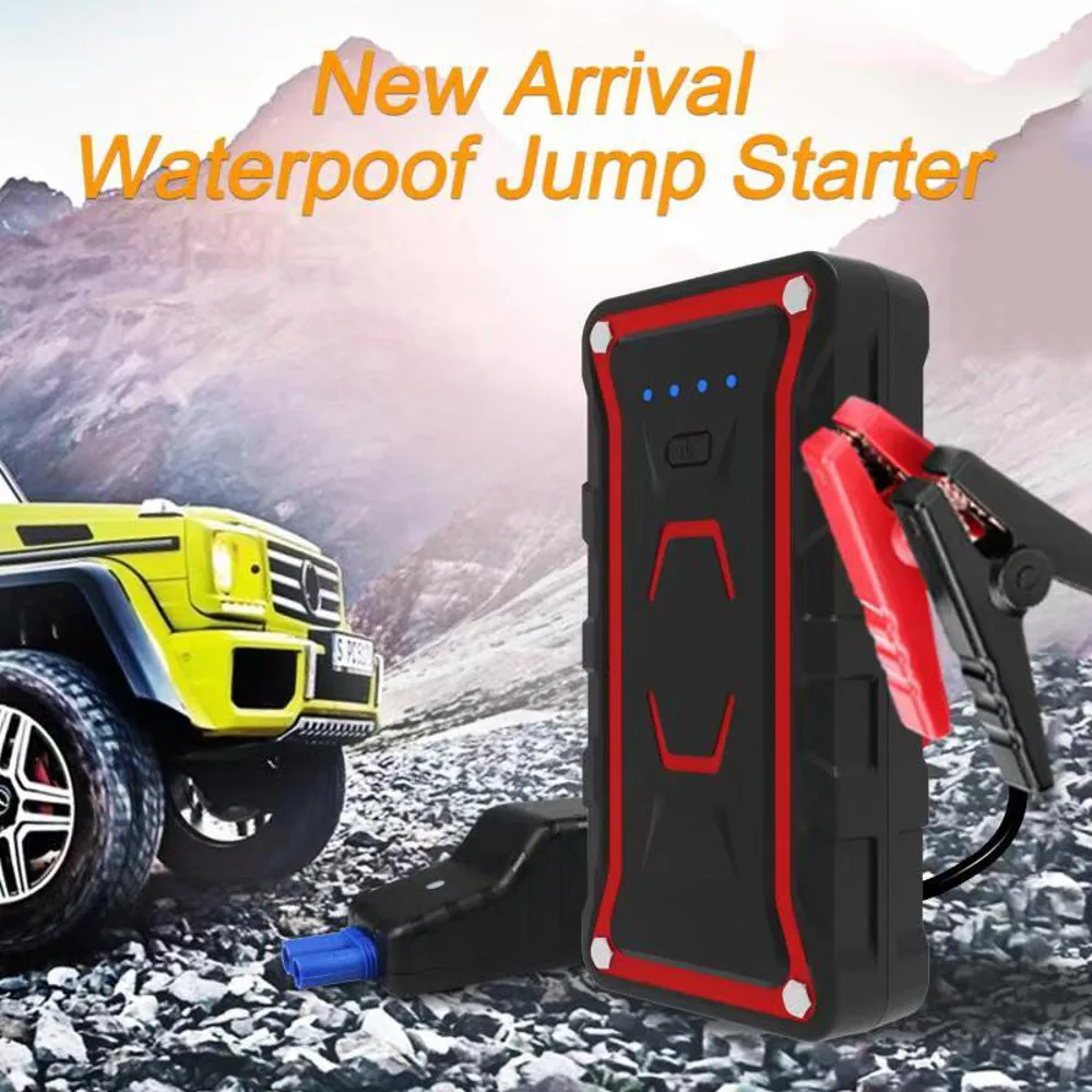 

Portable Car Jump Starter 12V 16000mAh Car Booster 1100A Emergency Battery Booster Pack Waterproof LED FlashLight Power Bank