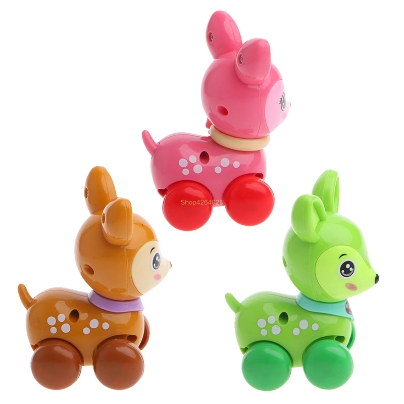 Sika Deer Милые Мультяшные животные заводные игрушки бегущие пластиковые детские подарки JUL20_17 - Цвет: Sika Deer