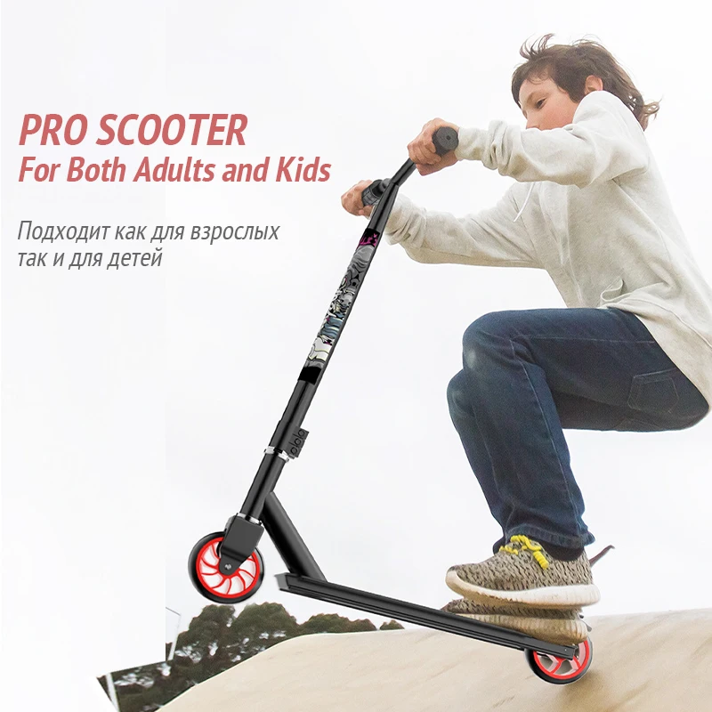 Pro Stunt Scooter Two-wheeled Extreme Scooter for Adults & Kids 8 Years and Up Boys Children Teens Competition Trick Scooters
