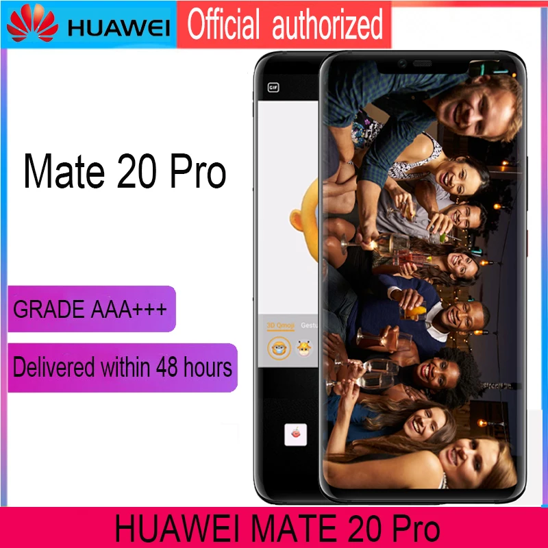 6,39 ''дисплей с рамкой для замены отпечатков пальцев для huawei mate 20 Pro lcd кодирующий преобразователь сенсорного экрана в сборе