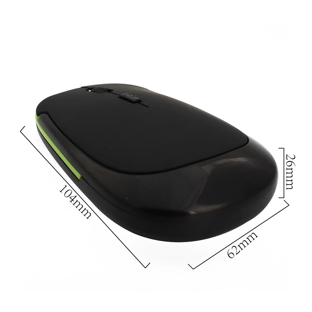 CHYI Беспроводная мини-мышь 3D USB Оптический компьютер супер тонкая беспроводная мышь 1600 dpi игровая эргономичная Mause для ПК настольного ноутбука