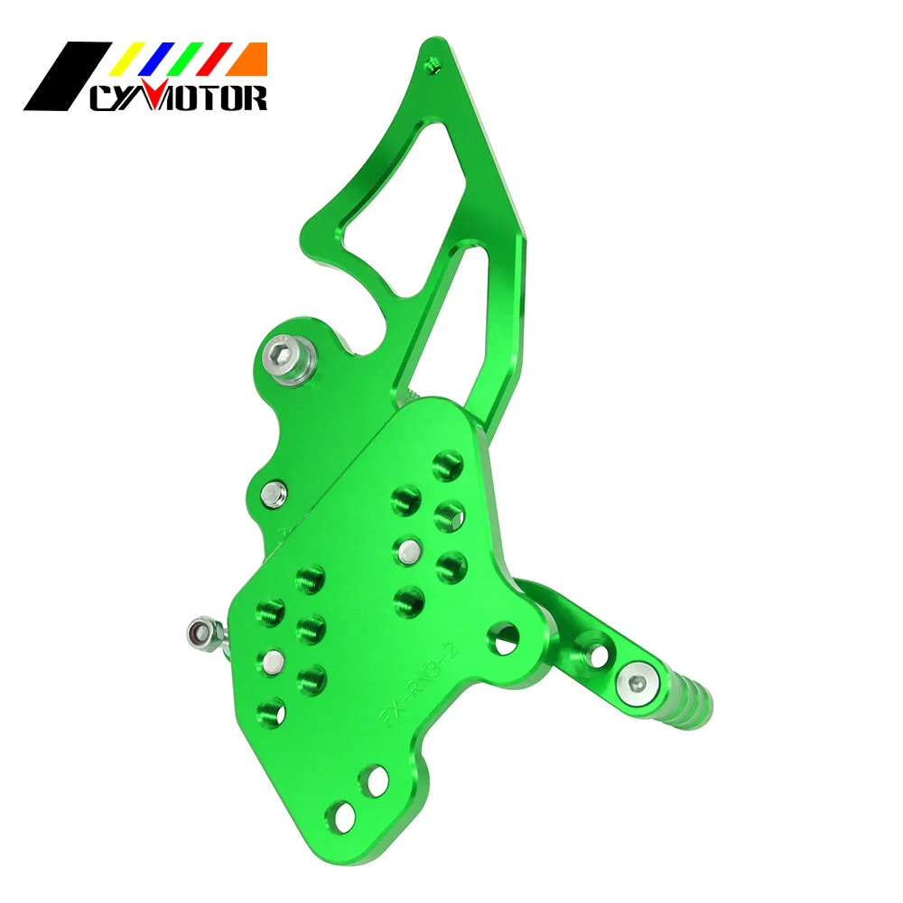 Мотоцикл с ЧПУ Регулируемые подножки для KAWASAKI NINJA300 NINJA250 ниндзя 250 300 2013 13, 14, 15 лет