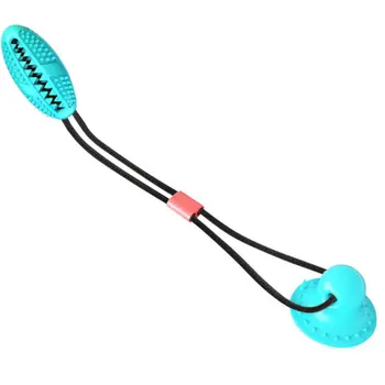 

Dog toy ball molar tooth feeder chew sucker combination TPR Double-layer tooth cleaning fang design Dog toy Dog toothbrush