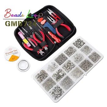 

Jewelry Making Tools Set With Alloy Accessories Jewelry Findings Kits Fit for Diy Bracelet Handmade Craft and Jewellery Repair