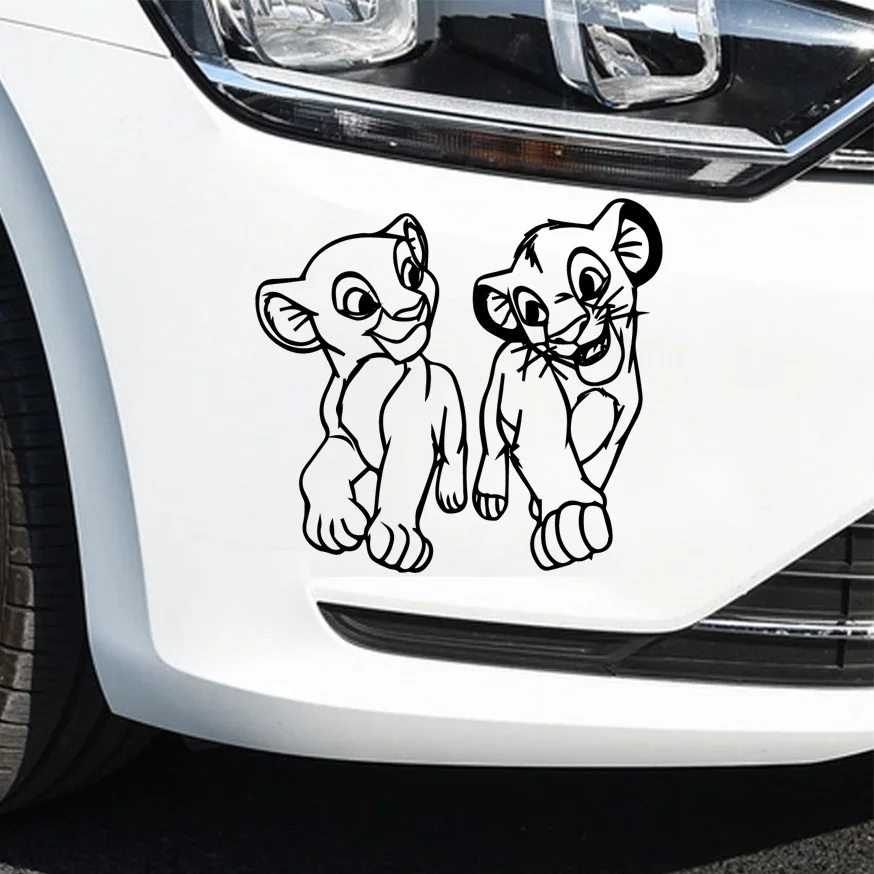 

Cute Lionet Auto Sticker Creative Vinyl Sticker On Car Stickers And Decals Window Sticker Car-Styling Decal