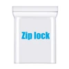 100pcs/lot Thick Transparent Zip lock Bags Clear Ziplock Food package Storage bag Plastic Thick Small Jewelry packing Zip Bags 1