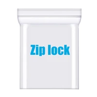 100pcs/lot Thick Transparent Zip lock Bags Clear Ziplock Food package Storage bag Plastic Thick Small Jewelry packing Zip Bags 1