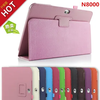 

Cover for Samsung Galaxy Note 10.1 Slim Folding Stand Flip Case PU Leather Cover for Samsung galaxy Note 10.1 N8000 N8010 N8020