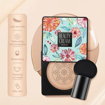 

New Mushroom Head CC Cream Foundation Air Cushion Moisturizing Whitening Air-permeable Natural Brightening Makeup BB Cream TSLM2