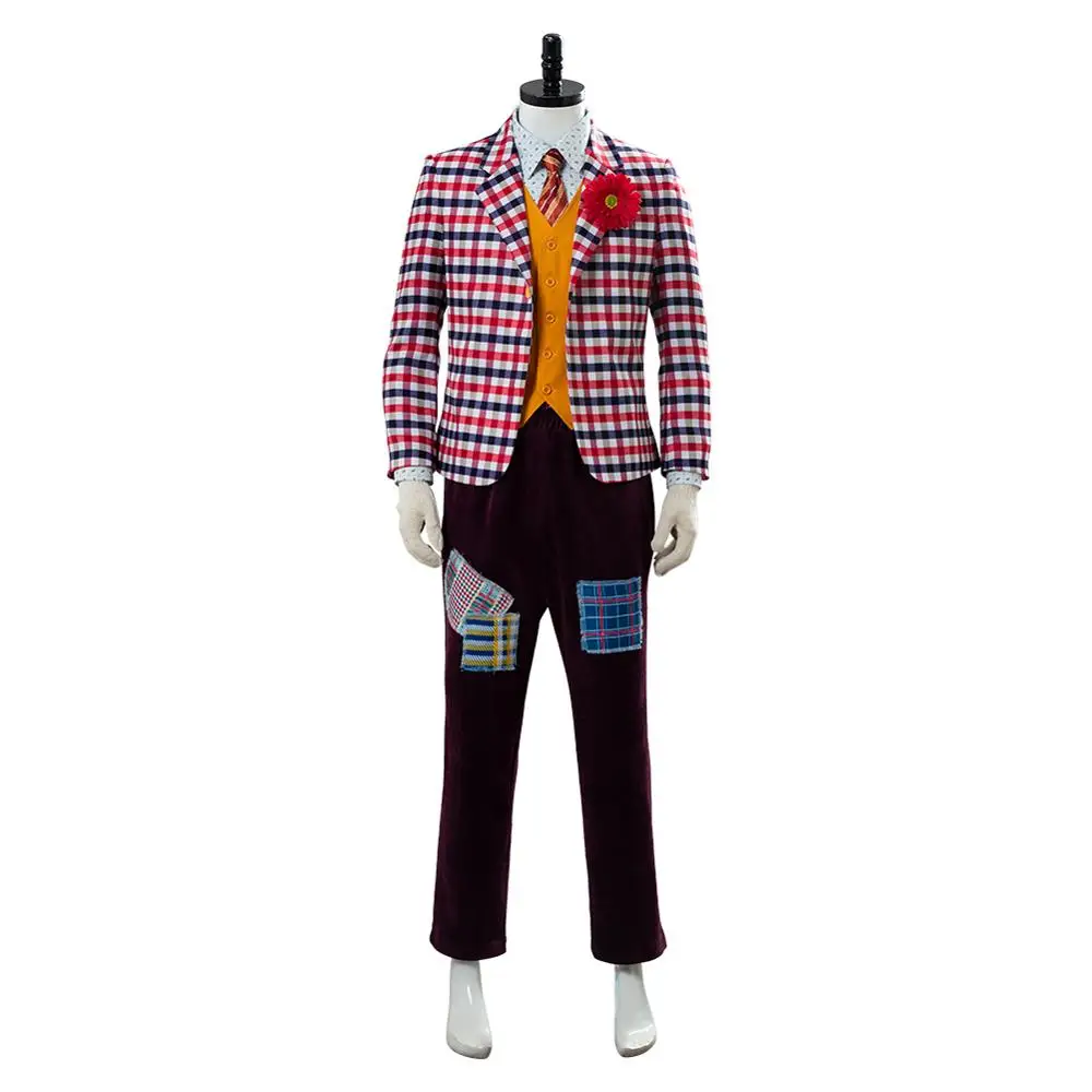 Joker Origin Romeo Joaquin Phoenix Arthur Fleck, костюм для косплея, куртка, Униформа, полный костюм, Бэтмен, Джокер, косплей, парик, аксессуары