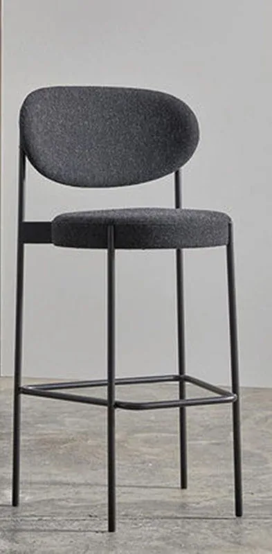 Барный стул Скандинавский современный минималистичный домашний высокий стул барный стул 65/75 см высота сиденья спинка обеденный стул семейный бизнес кафе - Цвет: Seat Height 75CM