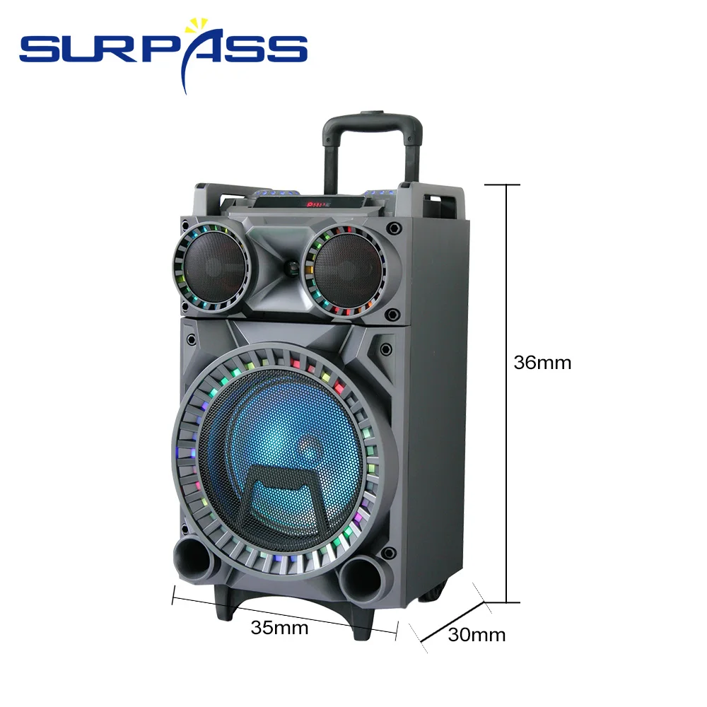 Портативная беспроводная Bluetooth Колонка для караоке сабвуфер динамик