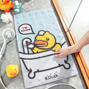 New Style Cartoon Bunk Bed Thick Velvet Doorway Mat Household Toilet Bathroom Water-Absorbing-Slip Mat Bedroom Mat