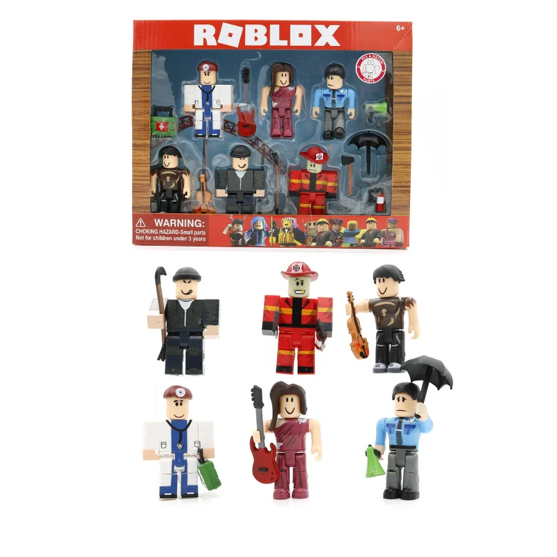 ROBLOX Фигурки 7 см ПВХ люкс куклы игрушки аниме модель фигурки для украшения Коллекция Рождественские подарки для детей - Цвет: yusan Have box