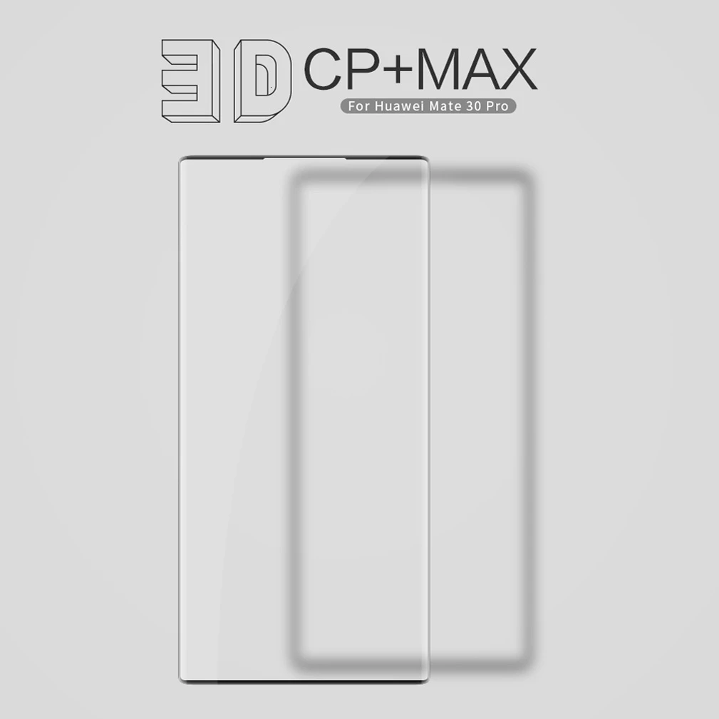 Black For Huawei Mate 30 Glass Screen Protector Защитное стекло NILLKIN H/H+ PRO XD 3D CP+ Pro для huawei mate 30 Pro 5G - Цвет: Black