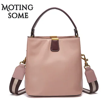 

Classic Style Genuine Leather Bucket Bag Women Shoulder Bag Chic Ladies Natural Leather Bag Napa Calfskin Shopper Bags 2020 New