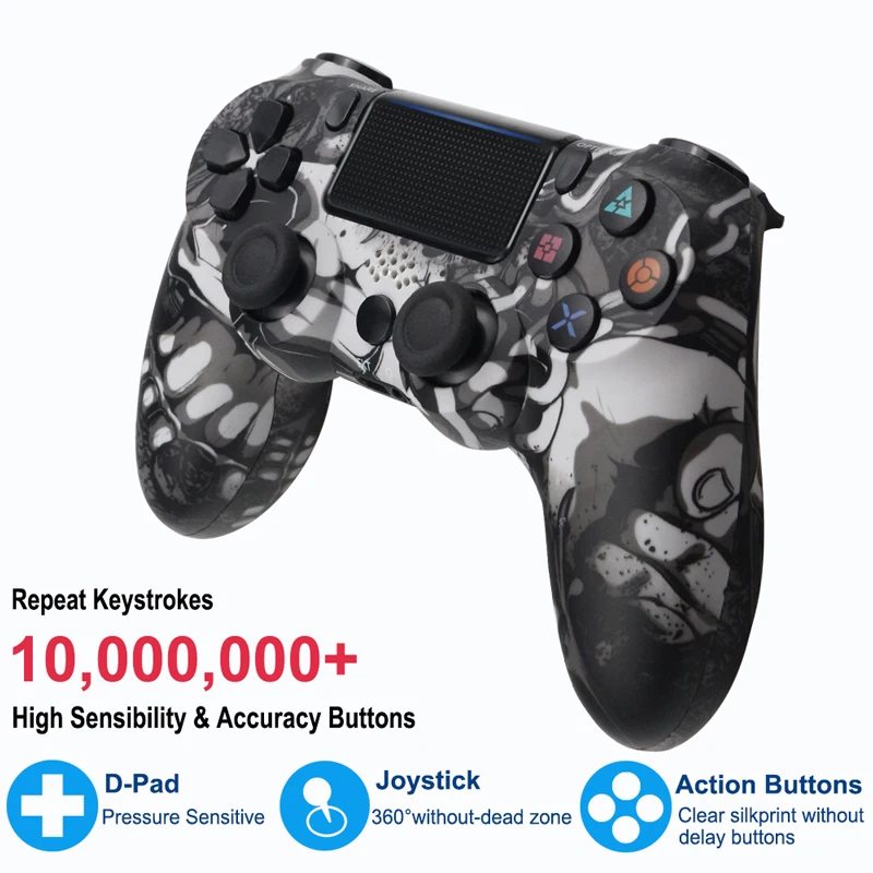 Беспроводной Bluetooth геймпад контроллер для Sony PS4/PS3 проводной USB джойстик Dualshock 4