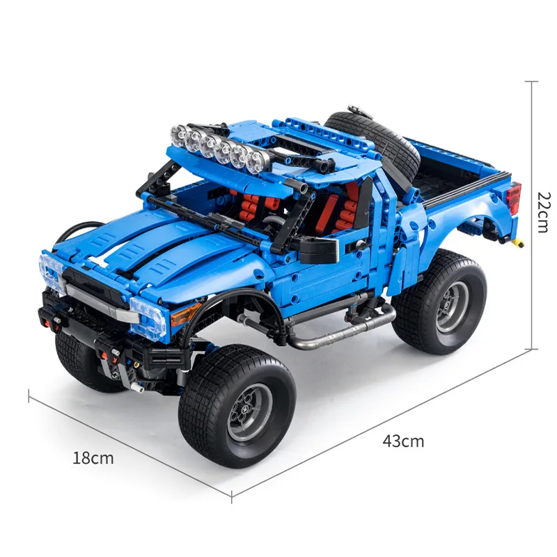 701970 Technic внедорожник внедорожный Raptor F150 пикап MOC 1288 шт модель строительные блоки совместимы с 20011 21047 41999