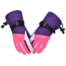 Зимние перчатки для мальчиков, лыжные перчатки для детей, водонепроницаемые рукавицы, Зимние перчатки для девочек, теплые перчатки, перчатки для сноуборда, флисовые перчатки перчатки сноубордлыжи перчатки горнолыжные