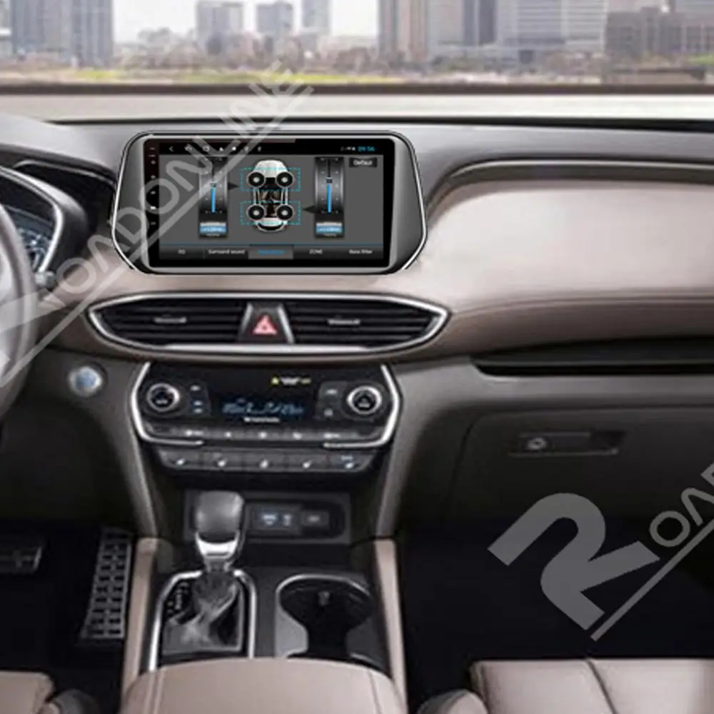 Sale Car Multimedia Player 10.1’’ HD 1din Touch-screen Radio Stereo Support In-Car Bluetooth/WIFI/FM/AM/USB/AUX/MAP for 2019 Santa Fe 3