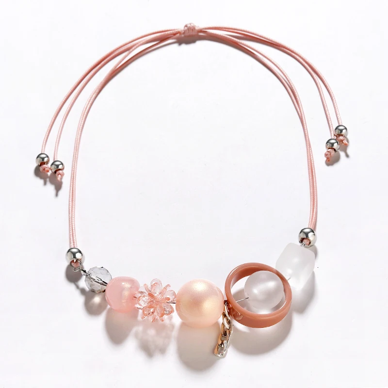 Модное акриловое массивное ожерелье s& Кулоны для женщин, классическое Кристальное ожерелье-чокер с бусинами, женское ювелирное изделие в стиле бохо