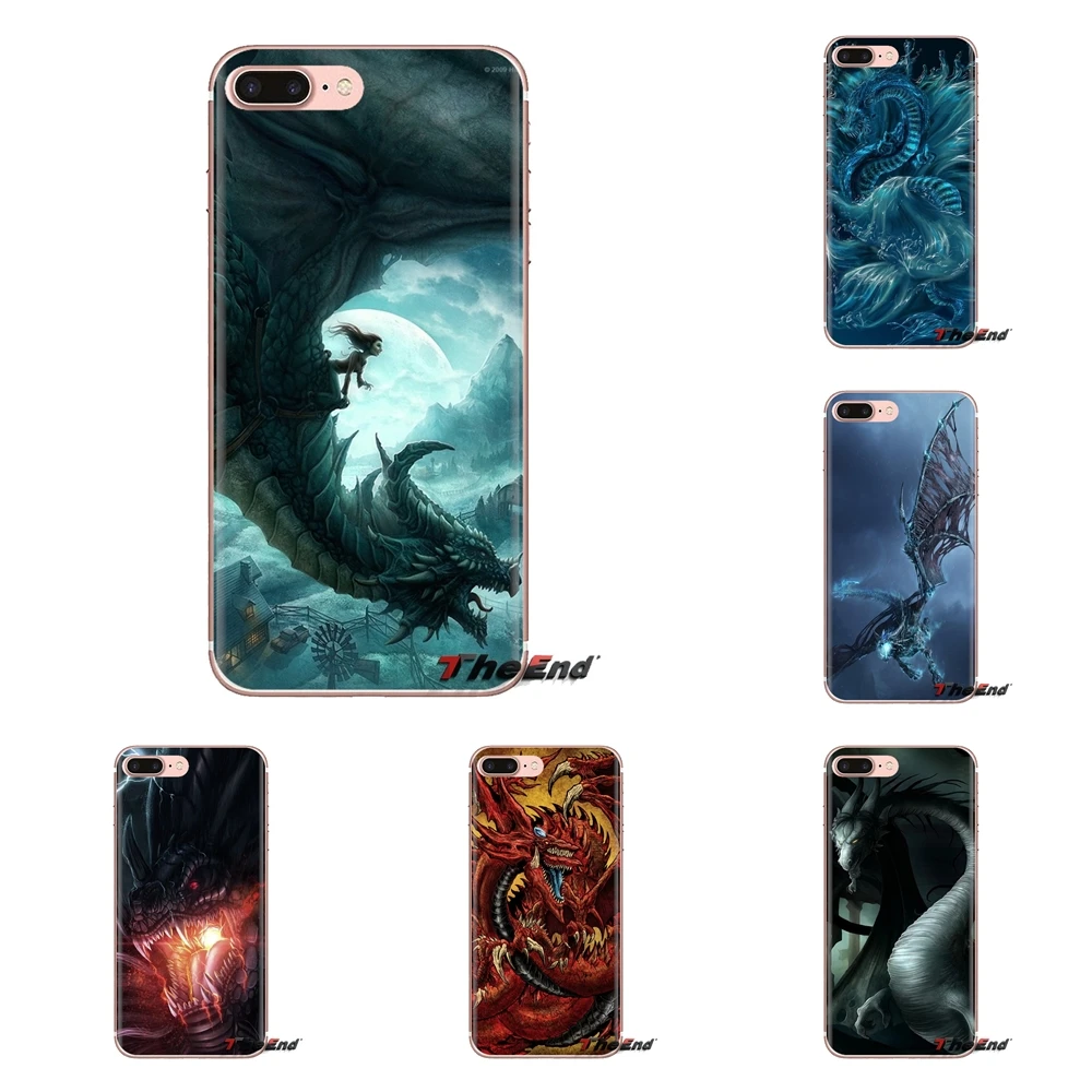 Transparent Soft Skin Cover For Huawei Honor 5A LYO-L21 Y6 II Compact Y5 2 Y5II Mate 10 Lite Nova 2i 9i Moving Dragon Wallpapers |