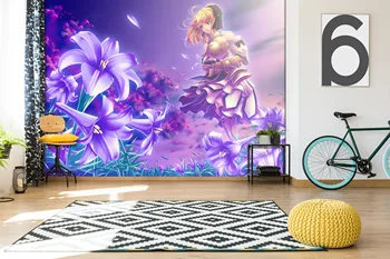 

[Self-Adhesive] 3D Fate Stay Night 385 Japan Anime Wall Paper mural Wall Print Decal Wall Murals Belly