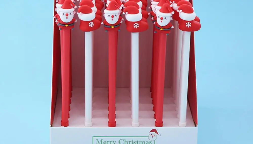 ZF2129 many design cat dog bear monkey christmas Doughnut ice cream penguin frog panda gel pen cartoon black neutral pen 0.5mm 36pc/lot - Цвет: ZF2129