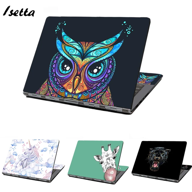 Colorful Laptop Sticker Cover 15.6 Hp Notebook Skin Mackbook Art Decal Fit  Dell Lenovo Asus Acer Customize Your Iamge - Laptop Skins - AliExpress