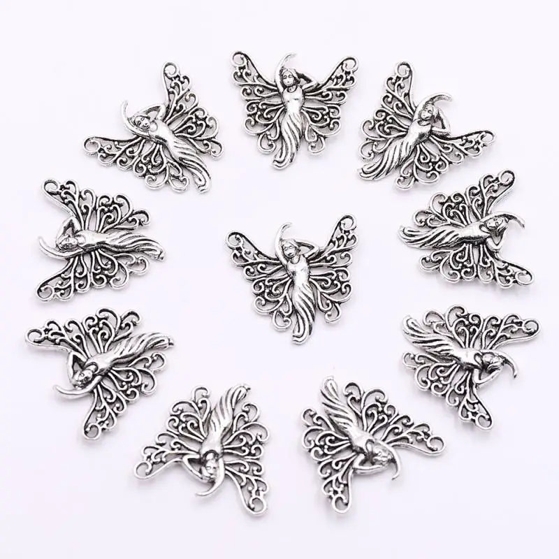 Metal Big Angel Wings Charms Pendants for Jewelry Making DIY Accessories Charm Necklace Bracelet Earrings Making|Шармы| |