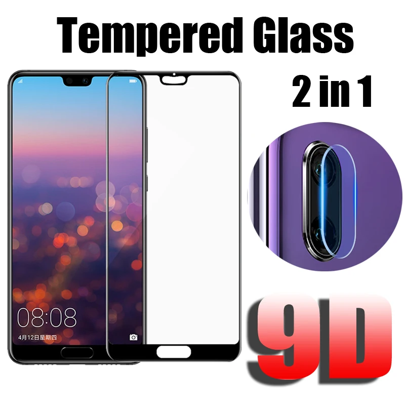 9D закаленное стекло для huawei P20 Lite пленка объектива камеры защита экрана полное