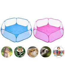 

Pet Playpen Portable Fashion Open Indoor Outdoor Small Animal Cage Game Playground Fence For Hamster Chinchillas Guinea- Pigs