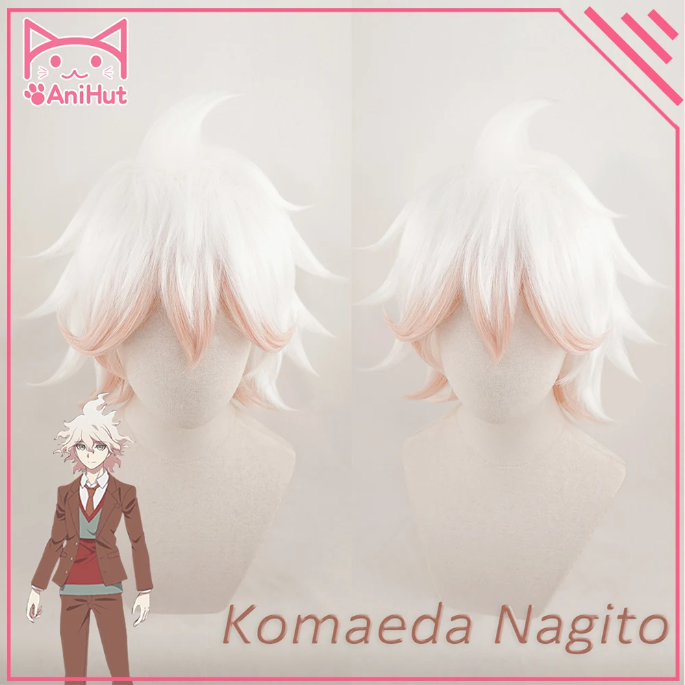 Anihut Komaeda Nagito Wig Danganronpa Cosplay Anime Hair Synthetic Heat Resistant -Zentai shop online He4dbf7a5f6c7408ea4c730eeeb882a4fa.jpg