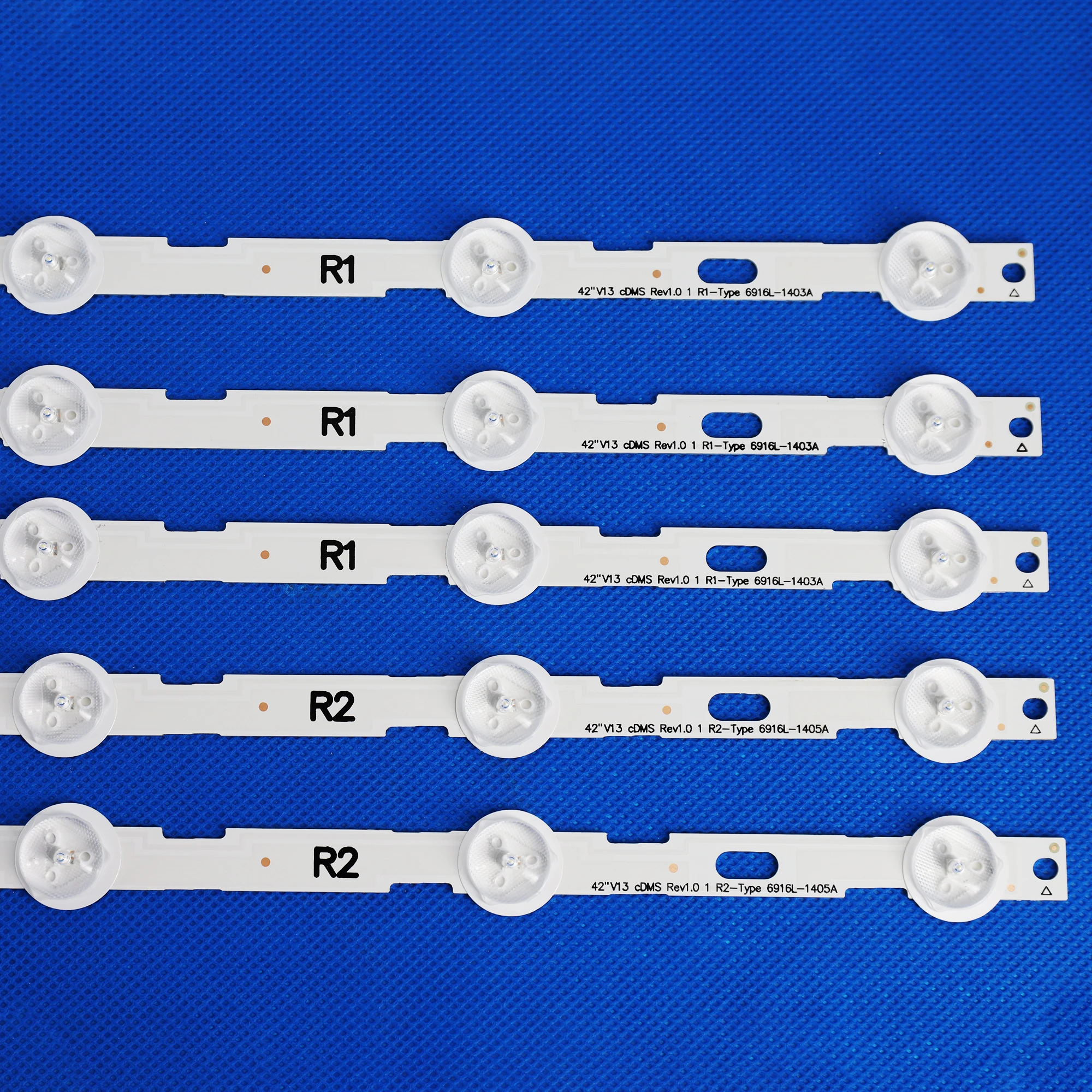 New 10pcs/Kit LED strips for LG 42 TV 42LN5200 UM 42LN5300 UB LC420DUE SFR5 6916L 1402A 6916L 1403A 1404A 1405A
