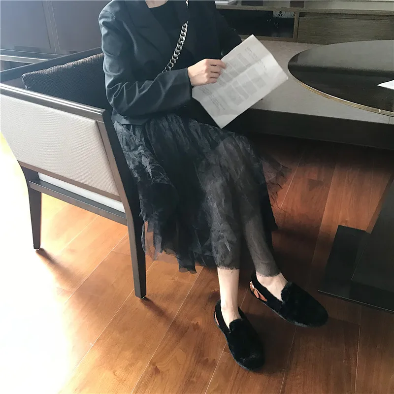 Лоферы на меху; коллекция года; Модные женские осенние туфли на низком каблуке с пряжкой и ремешком; повседневная женская обувь на платформе; женский мокасин на плоской подошве; Modis; сезон осень