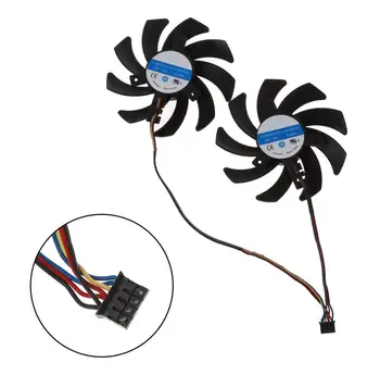 

2pcs/set New CF9010H12S RX 480/470 VGA GPU Cooler Graphics Fan For XFX R9 390X/390 8G RX480 RX470 Video Card Cooling 1014