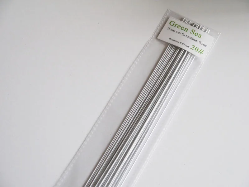 Floral Wire 20Gauge White Floral Wire Wedding Flower Wire 130 Pieces per Pack