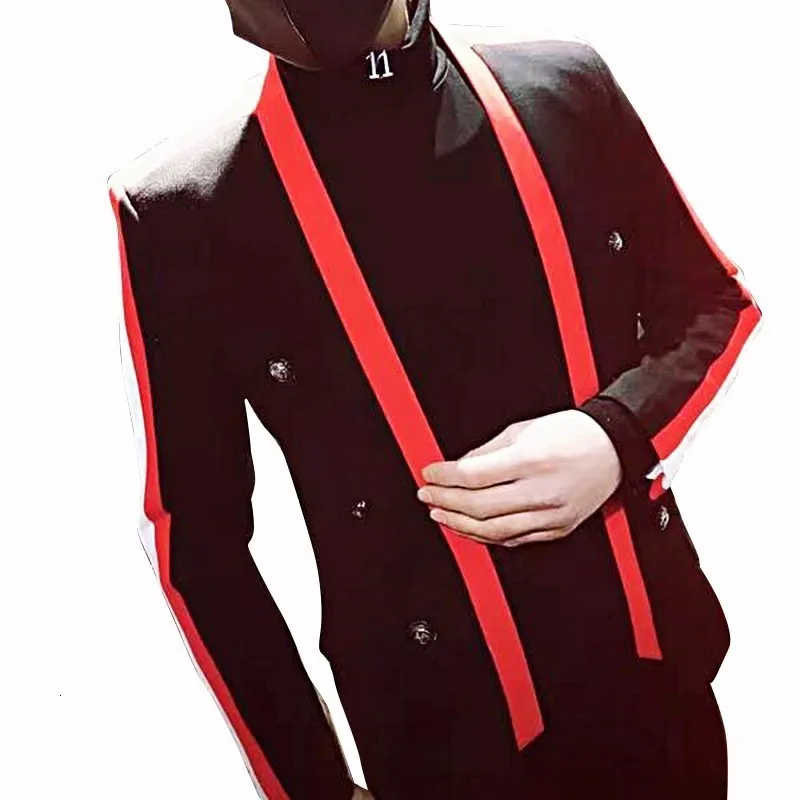 Kleine Pak capsel делитель студенческий человек Pak Nachtclub Slim Fit Herenkleding Блейзер Masculino орфография Kleur темперамент