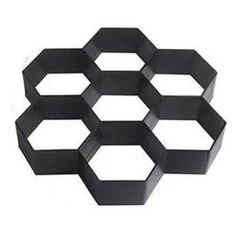 

DIY Driveway Plastic Paving Pavement Stone Mold Concrete Stepping Pathmate Mould Paver Garden Decorated Tool