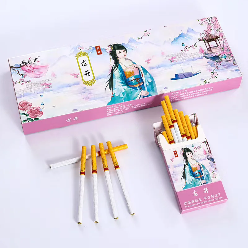 Зеленый чай Longjing тонкий табак без табака мужской и женский травяной |Заварники| |