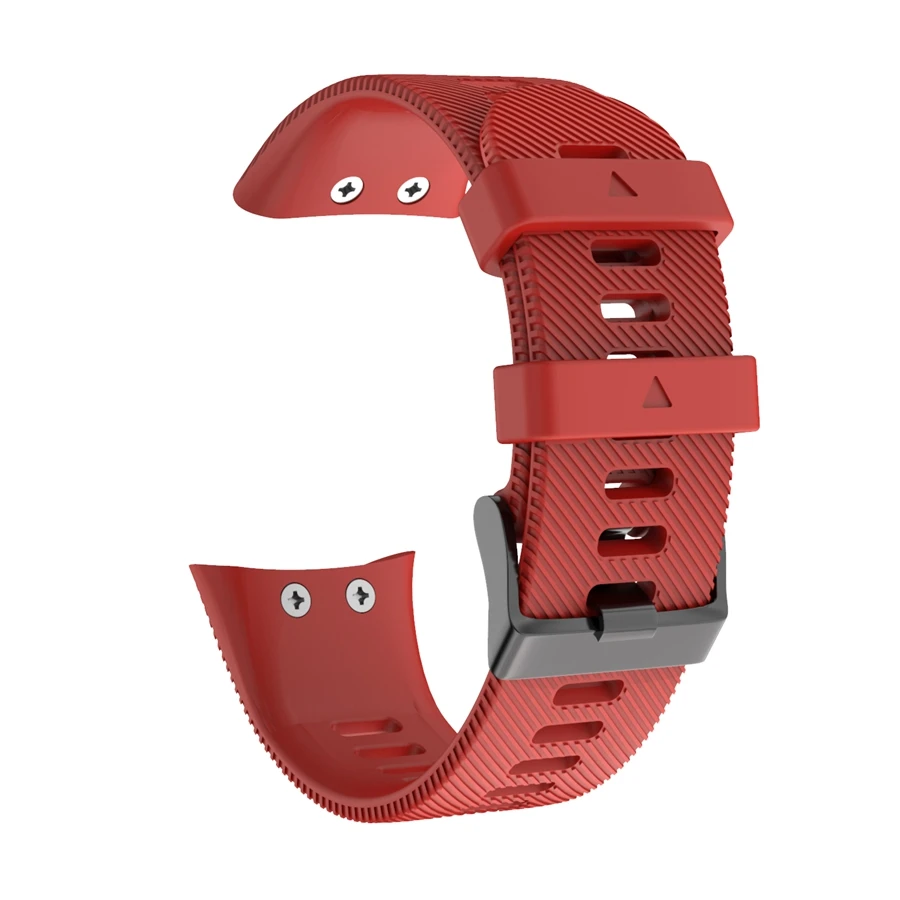 Red 18 мм 20 мм мягкий силиконовый смарт-браслет для Garmin Forerunner 45 Часы спортивный ремешок для Garmin Forerunner 45S смарт-часы - Цвет: Red
