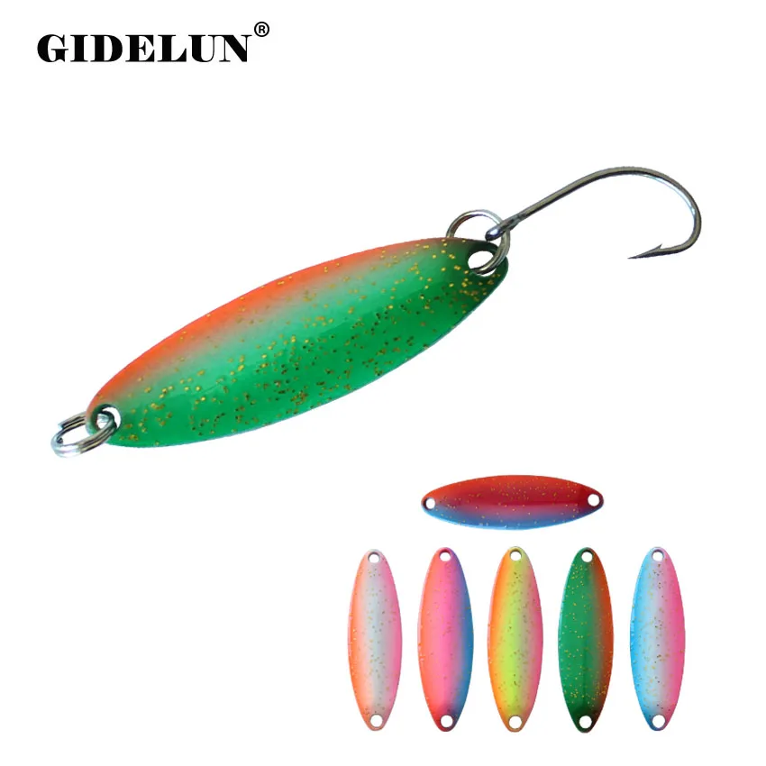 Wholesale Fishing Lures 39mm 4.5g 60pcs/lot Metal Fishing Spoon Lure Pesca Fishing  Tackle Sinking Lure Double Painted Bait - AliExpress