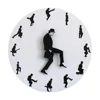 Silly Walks Comedian Funny Walking Novelty Wall Clock Watch Ministry of Comedy TV Series Home Decor Silent Clock For Bedroom 1