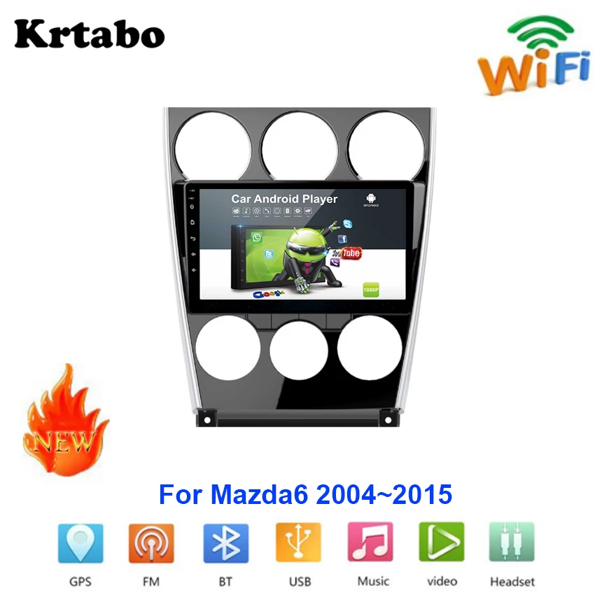

Car radio Android multimedia player For Mazda6 2004~2015 Car touch screen GPS Navigation Support Carplay Bluetooth WIFI