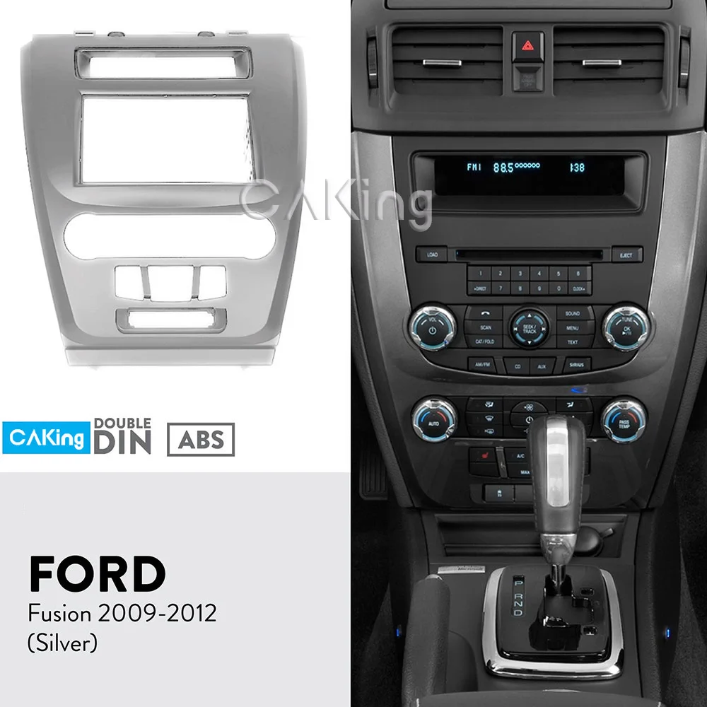Автомобильная радиопанель Fascia Для FORD Fusion 2009-2012 (Серебристая) рамка комплект для