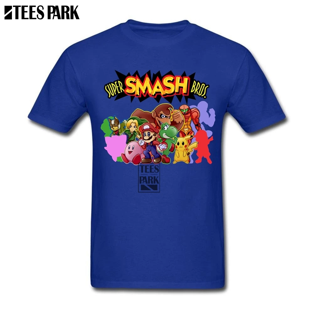Простая футболка Super Smash Bros 64 Secret Character silites Забавные футболки с круглым вырезом и