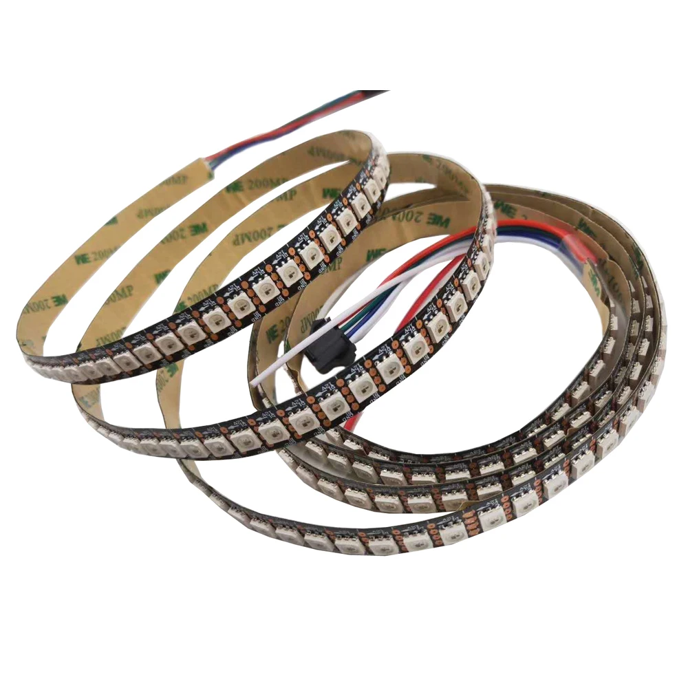 US $13.13 5mRoll WS2815 DC12V WS2812BWS2813 RGB LED Pixels Strip Light Individually Addressable LED DualSignal 3060144 PixelsLedM