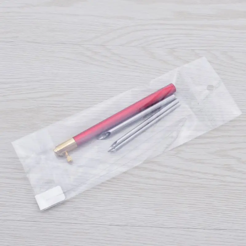 Embroidery Crochet Hook with 3 Needles Punch Threader Set Knitting Sewing Tool
