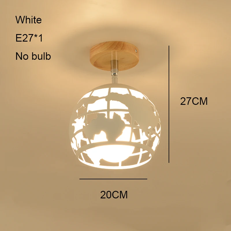 Скандинавские деревянные потолочные светильники кристалл потолочный светильник заподлицо для гостиной спальни коридора прохода кухни plafonnier de bain - Цвет корпуса: 08 No bulb