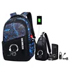 Canvas school bags for teenage boys children bookbag set kids primary school backpack waterproof schoolbag mochila escolar ► Photo 1/6